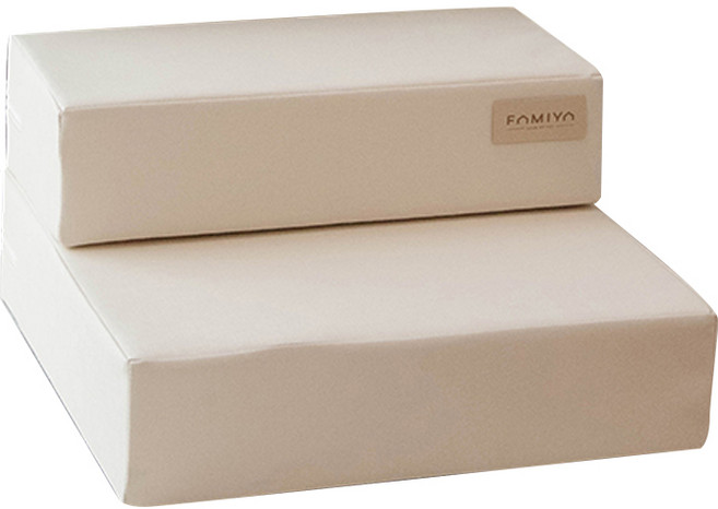 파미야 논슬립 변신형 강아지 계단, 아이보리, 1개