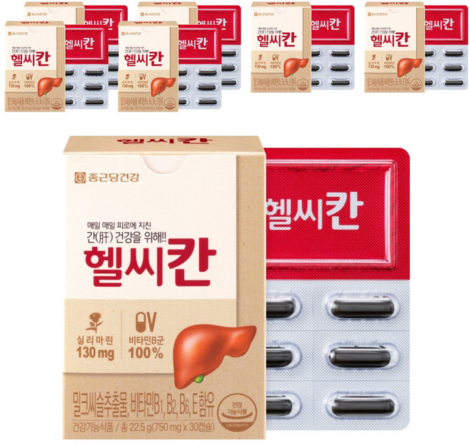 종근당건강 헬씨칸, 30정, 7개