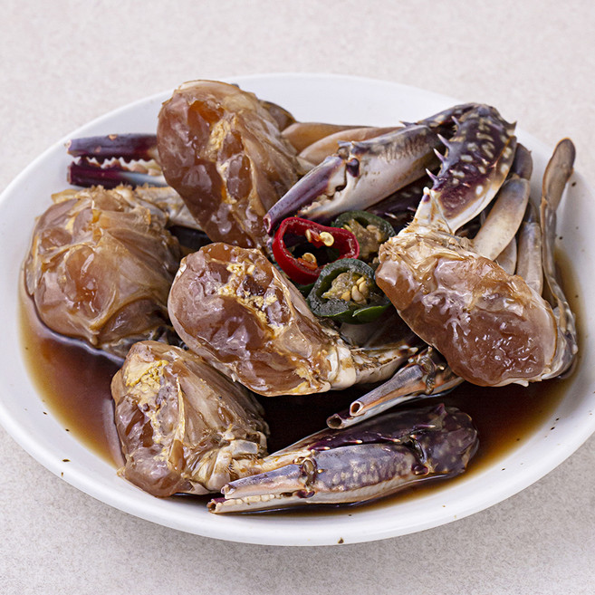 초록햇살 국내산 꽃게로 갓 담근 손질간장게장, 1.2kg, 1개