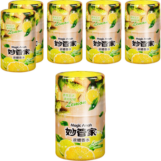 Magic Amah 妙管家 液體香水, 400ml, 6瓶, 清新檸檬