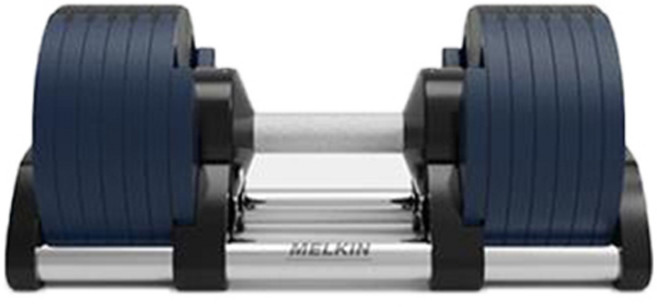 멜킨스포츠 롤튼 무게조절 덤벨 네이비블루 4kg 조절 + 거치대, 24kg, 1세트