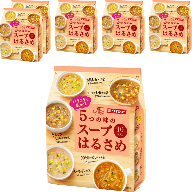 DAISHO 大逸昌 綜合速食冬粉 清爽美味 口感不膩 三分鐘熱水沖泡, 164.8g, 6包