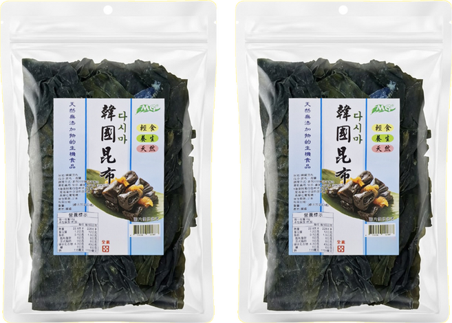 茂格生機 韓國昆布, 100g, 2包