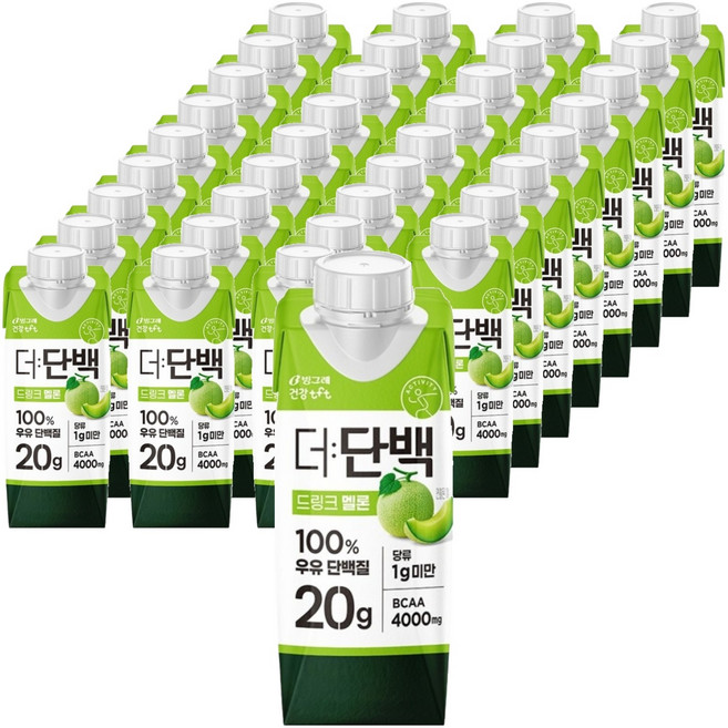 더단백 멜론, 250ml, 36개