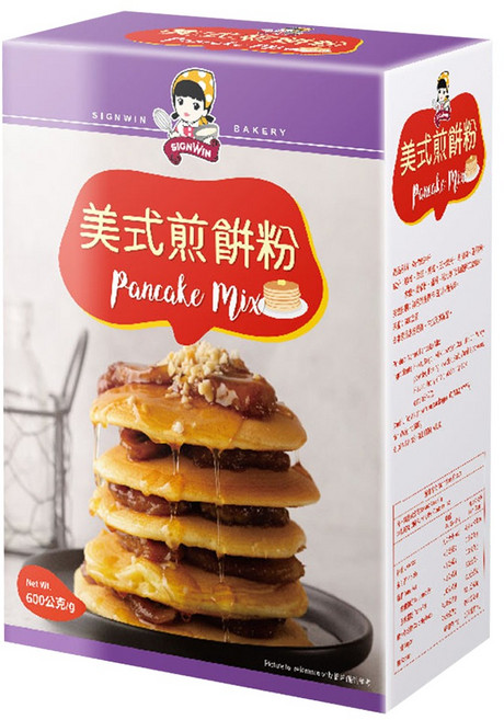 SIGNWIN 三得冠 美式煎餅粉, 600g, 1盒