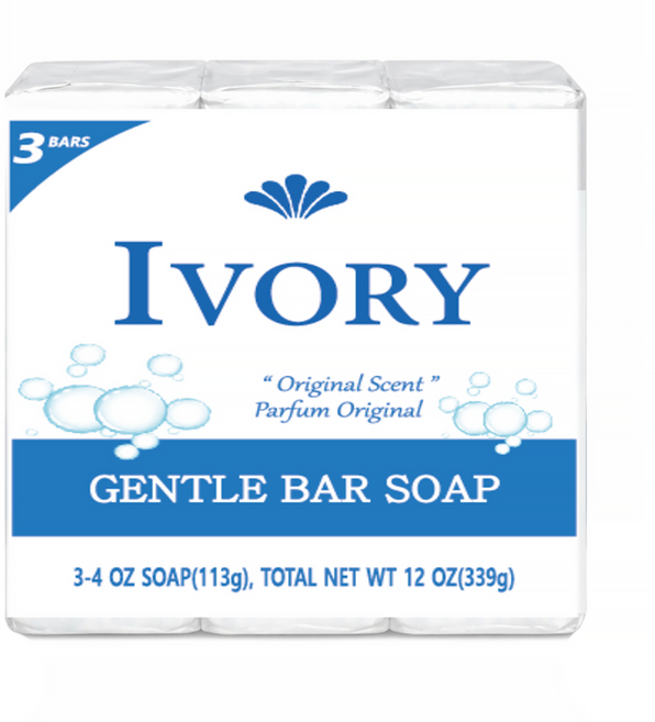 아이보리 젠틀바 솝, 113g, 3개
