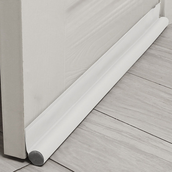 아이끌레 유아용 방문 발끼임방지 바닥 문틈 틈새막이, 화이트, 2개