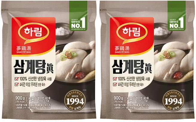 하림 삼계탕, 2개, 900g