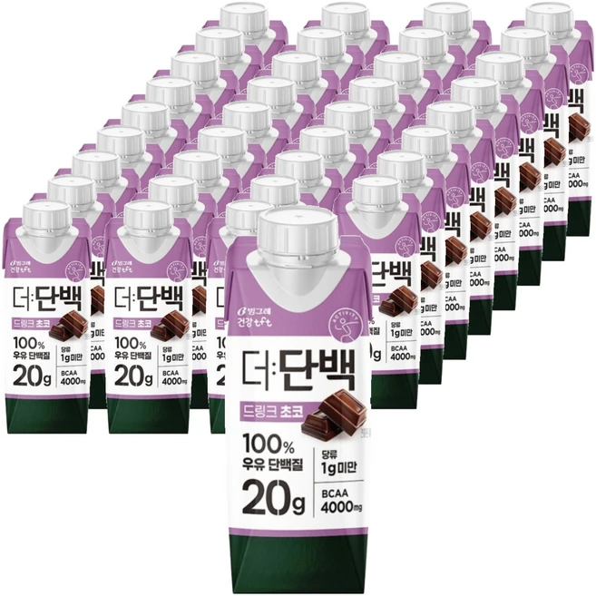 더단백 드링크 초코, 250ml, 36개 - 쿠팡