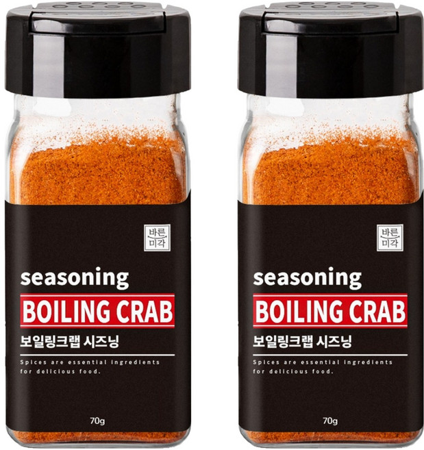 바른미각 보일링크랩 시즈닝, 70g, 2개