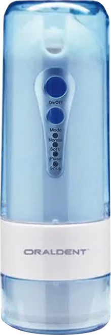 ORALDENT 歐樂登 脈衝式攜帶型沖牙機 200ml, LT-899, 藍色 + 白色