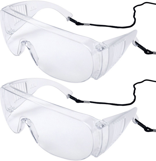 애들랜드 워터건 보안경 2p, 투명, 1세트
