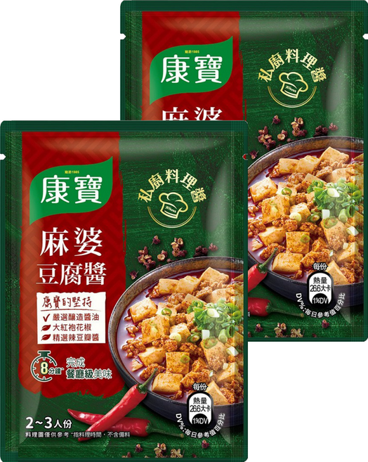 Knorr 康寶 私廚料理醬 麻婆豆腐, 60g, 2包