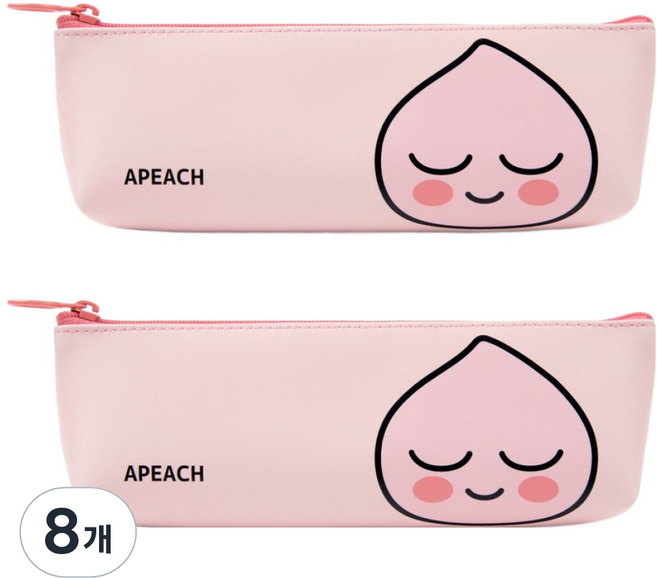 KAKAO FRIENDS 迷你三角鉛筆盒, 屁桃, 8個