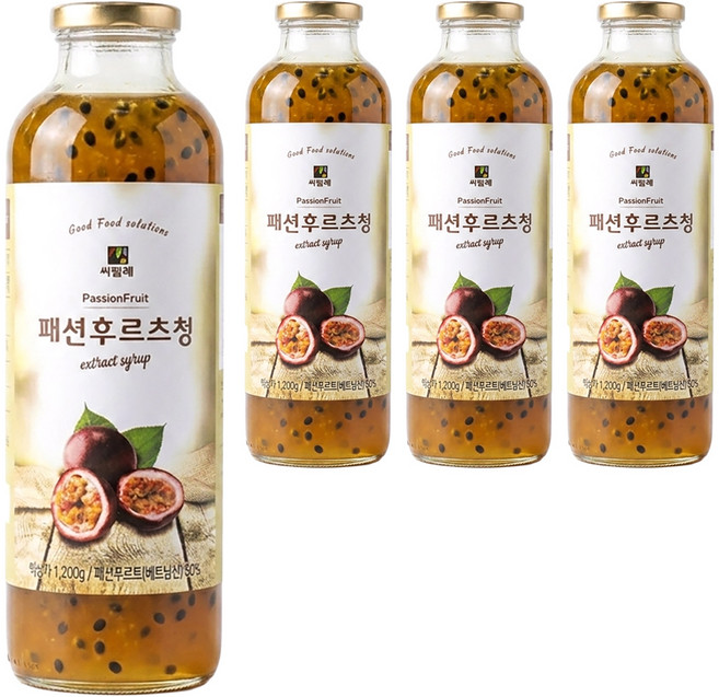 씨밀레 패션후르츠청, 4개, 1.2kg, 1개입