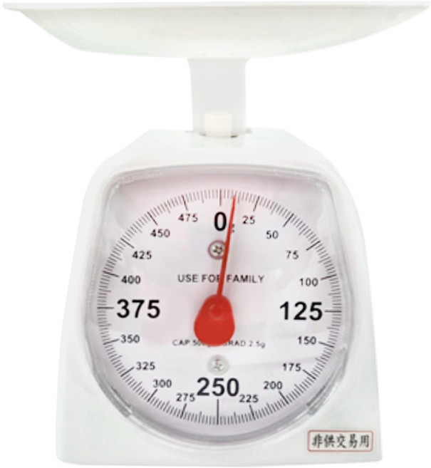 LEAD 利得 信秤 500g 家用, 白色