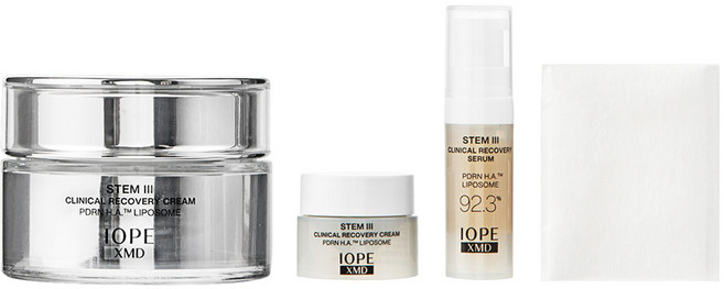 아이오페 XMD 스템3 클리니컬 리커버리 크림 50ml + 5ml + 세럼 5ml 기획세트, 1세트