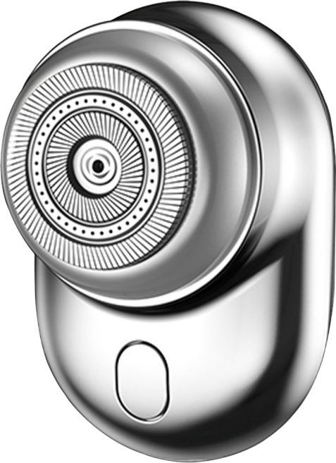 HYUNDAI 現代 Rotary 電鬍刀 顯屏型 銀色 IP67級防水 60 minutes 使用時間 PHT-045