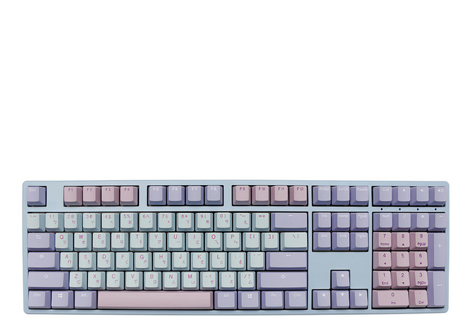 Ducky Origin 100% 機械式鍵盤 中文, 馬卡龍(紫色 + 粉色 + 藍色), DKOR2308A-CBTWPDOEMACBB1, 茶軸, 1個