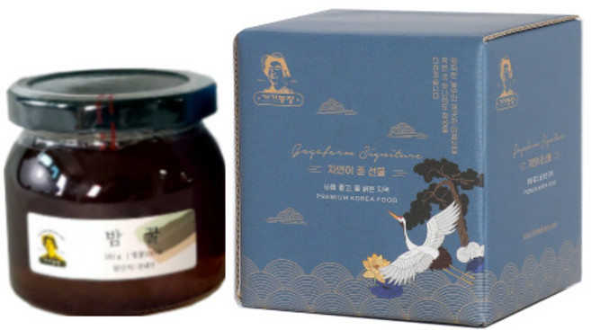 가가농장 유리병 밤꿀, 1개, 180g