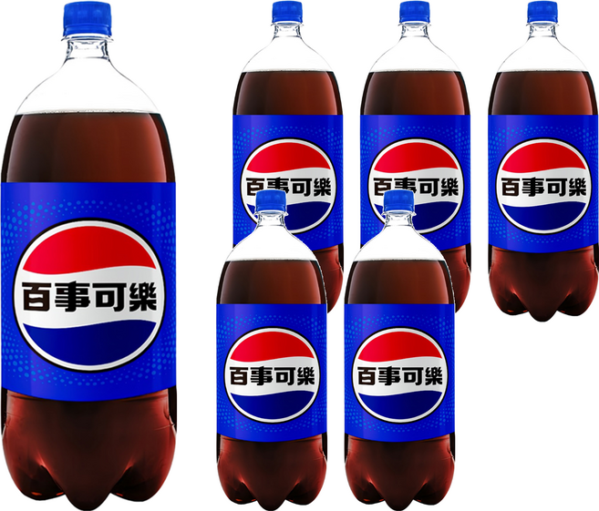 PEPSI 百事可樂, 2L, 6瓶