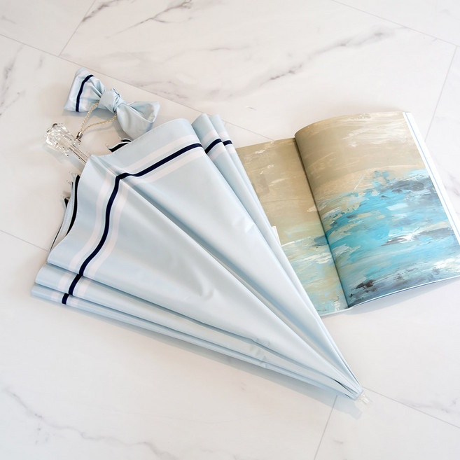 세인트스코트 99% UV 자외선 차단 스트라이프 암막 우산 양산