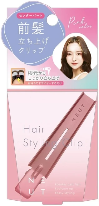 Beauty World 瀏海造型夾 Hair Styling Clip, 粉色, 1個