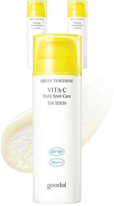 goodal 青橘維他命C淡斑護理防曬精華 SPF50+ PA++++, 50ml, 3個