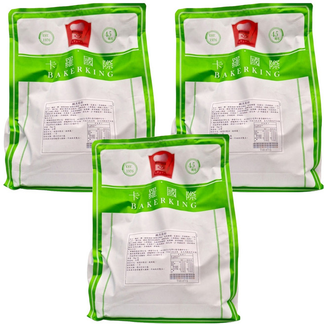 Bakerking 卡羅 鯛魚燒粉, 2kg, 3包