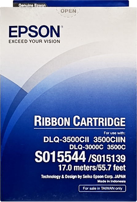 EPSON c13s015544(s015571)(s015139)色帶(c13s015544)(台灣公司貨)p0, 白色 + 藍色, 1入