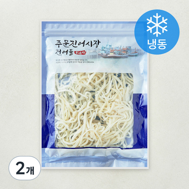 현복식품 백진미 오징어채 (냉동), 180g, 2개