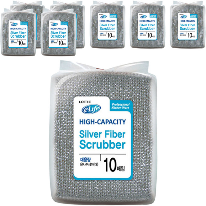 롯데이라이프 은사 수세미 대, 10개입, 8개