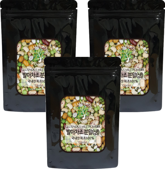 스쿨아이 발아차조 분말 생 국내산, 200g, 3개