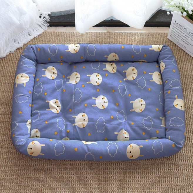 데이소이 고양이 모던 쿠션, 04블루 토끼, 1개