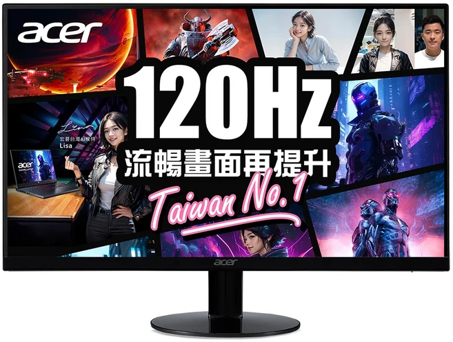 acer 宏碁 電腦螢幕 FHD/120Hz/1ms/IPS, 27吋, SA270 G0