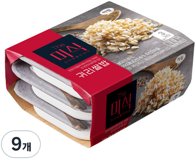 더미식 귀리쌀밥, 180g, 9개