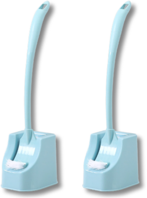 데일리픽 화장실 변기솔 욕실 청소솔 브러쉬, 블루, 2개