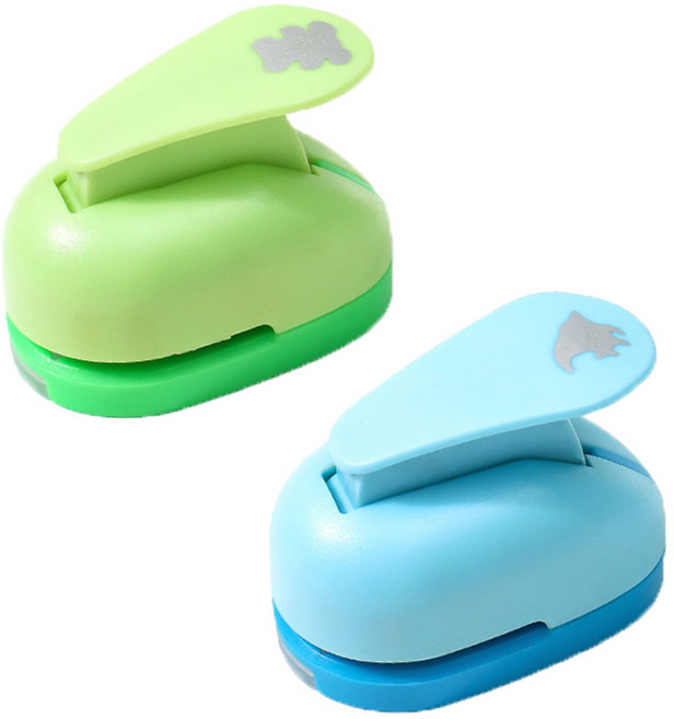 알로데 블리스 모양 펀치 2종 세트, 1세트, 11번(곰돌이, 물고기)