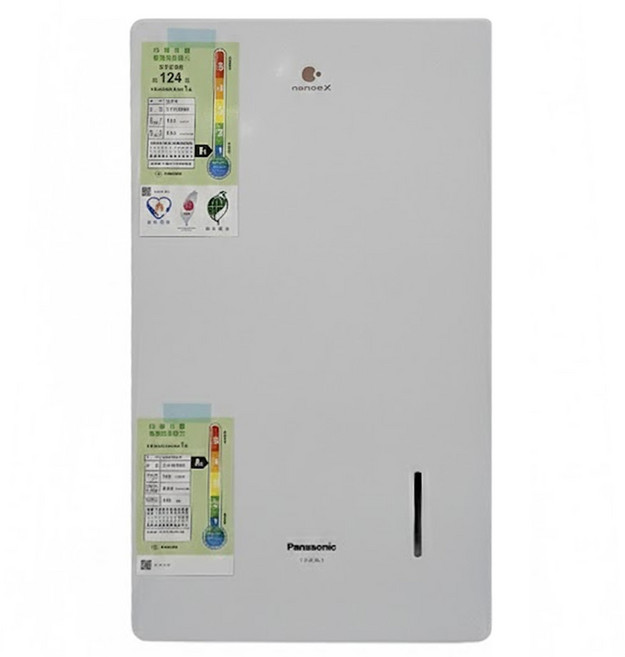 Panasonic 全彩液晶觸控螢幕變頻除濕機 16L 白色 20kg, F-YV32MH