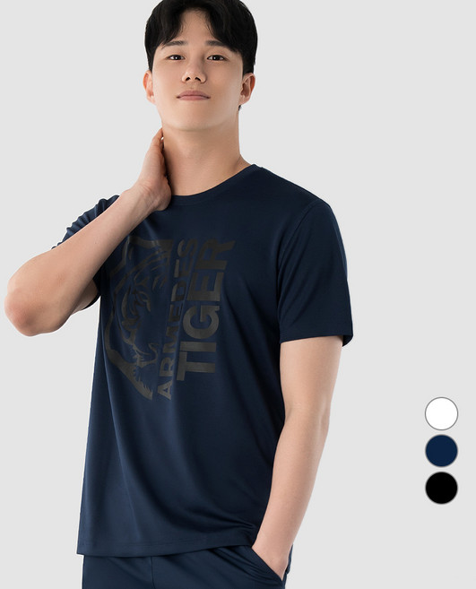 아르메데스 남성용 타이거 가슴로고 티셔츠 AR-189