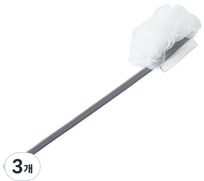 일상마스터 저자극 각질제거 바디 브러쉬, 그레이, 1개입, 3개