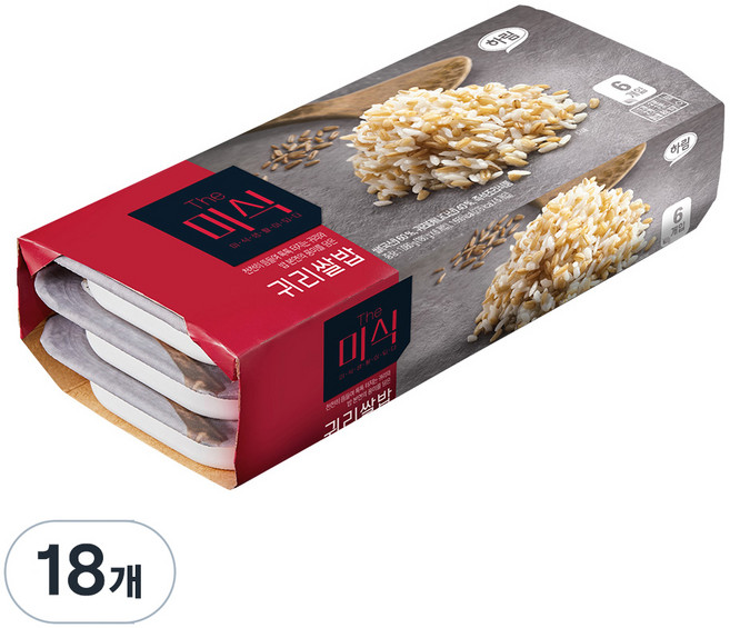 더미식 귀리쌀밥, 180g, 18개