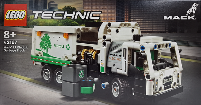 LEGO 樂高 42167, Mack LR Electric Garbage Truck, 1盒