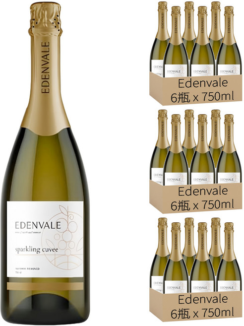 EDENVALE 氣泡白葡萄飲 混釀, 750ml, 18瓶