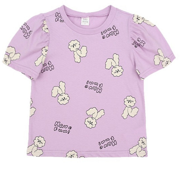 라라아망 여아용 통기성 몽실바니 티셔츠
