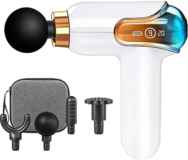 YOGEMDI 電動筋膜槍, LC-002, 白色, 1組