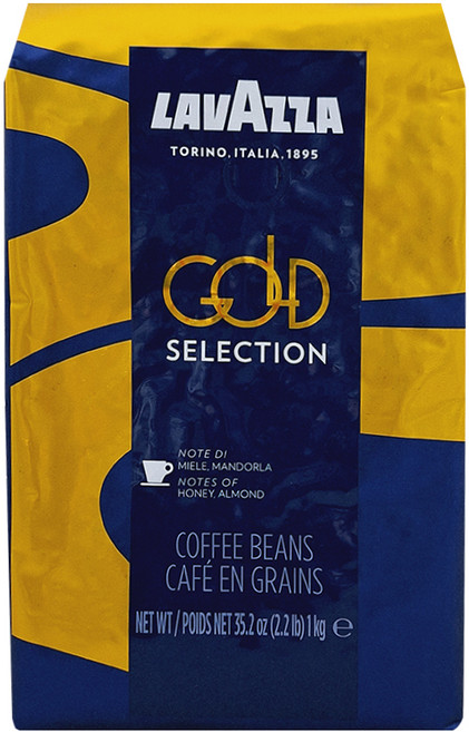 LAVAZZA 黃金嚴選義式咖啡豆 Gold Selection, 1kg, 1包, 未研磨