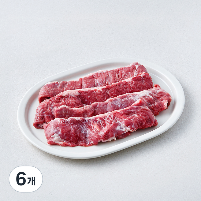 도드람한돈 무항생제 인증 갈매기살 구이용 (냉장), 6개, 300g