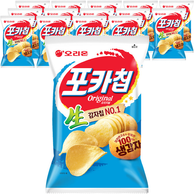 오리온 포카칩 오리지널, 137g, 15개