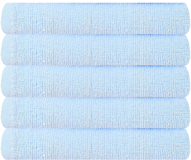 송월타월 데일리 34 수건 75g 20수 면사, 스카이, 5개